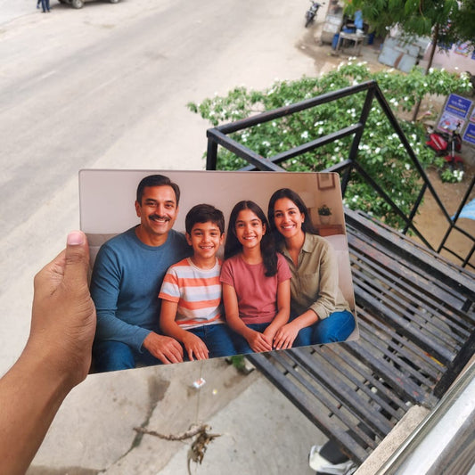 Acrylic photo frame